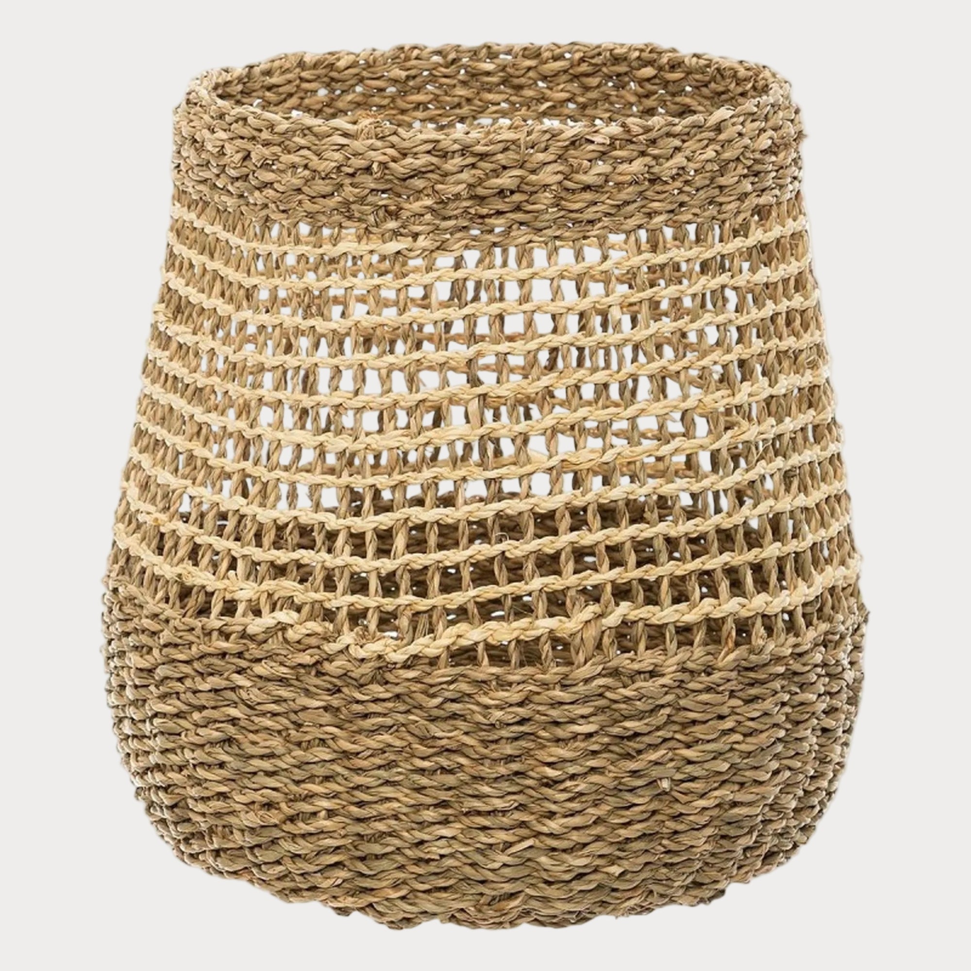 Set de 3 Cestas de Palma Trenzada