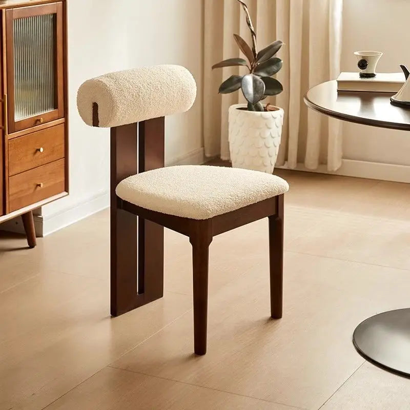 Silla de Comedor de Madera Maciza