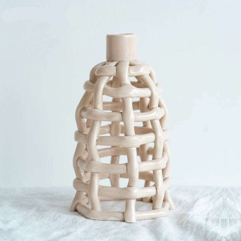 Portavelas de Cerámica