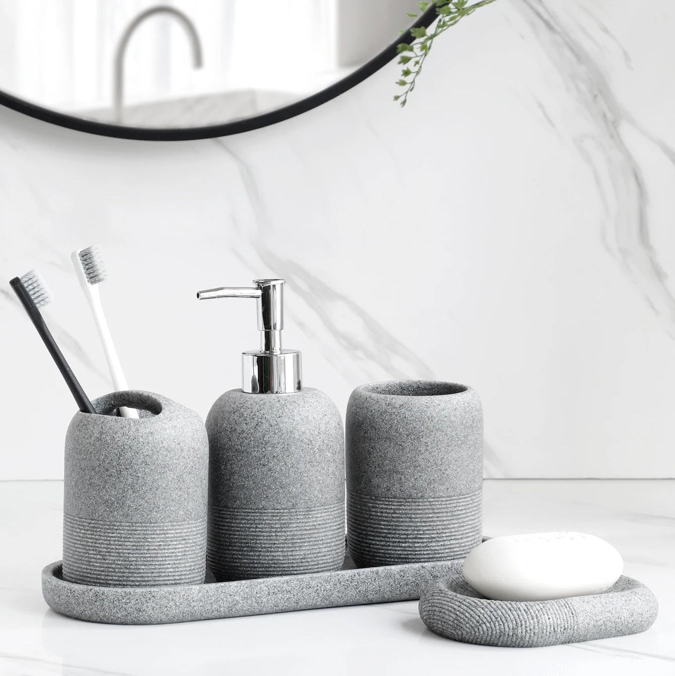 Set de accesorios de baño