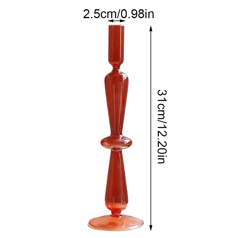 Portavelas de Cristal Hecho a Mano