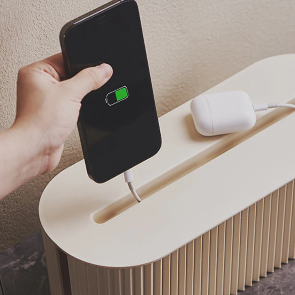 Caja Organizadora de Cables con Tapa