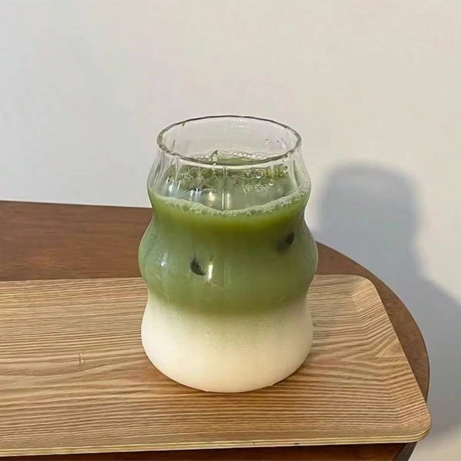 Set de 4 Vasos de Vidrio con Pajitas