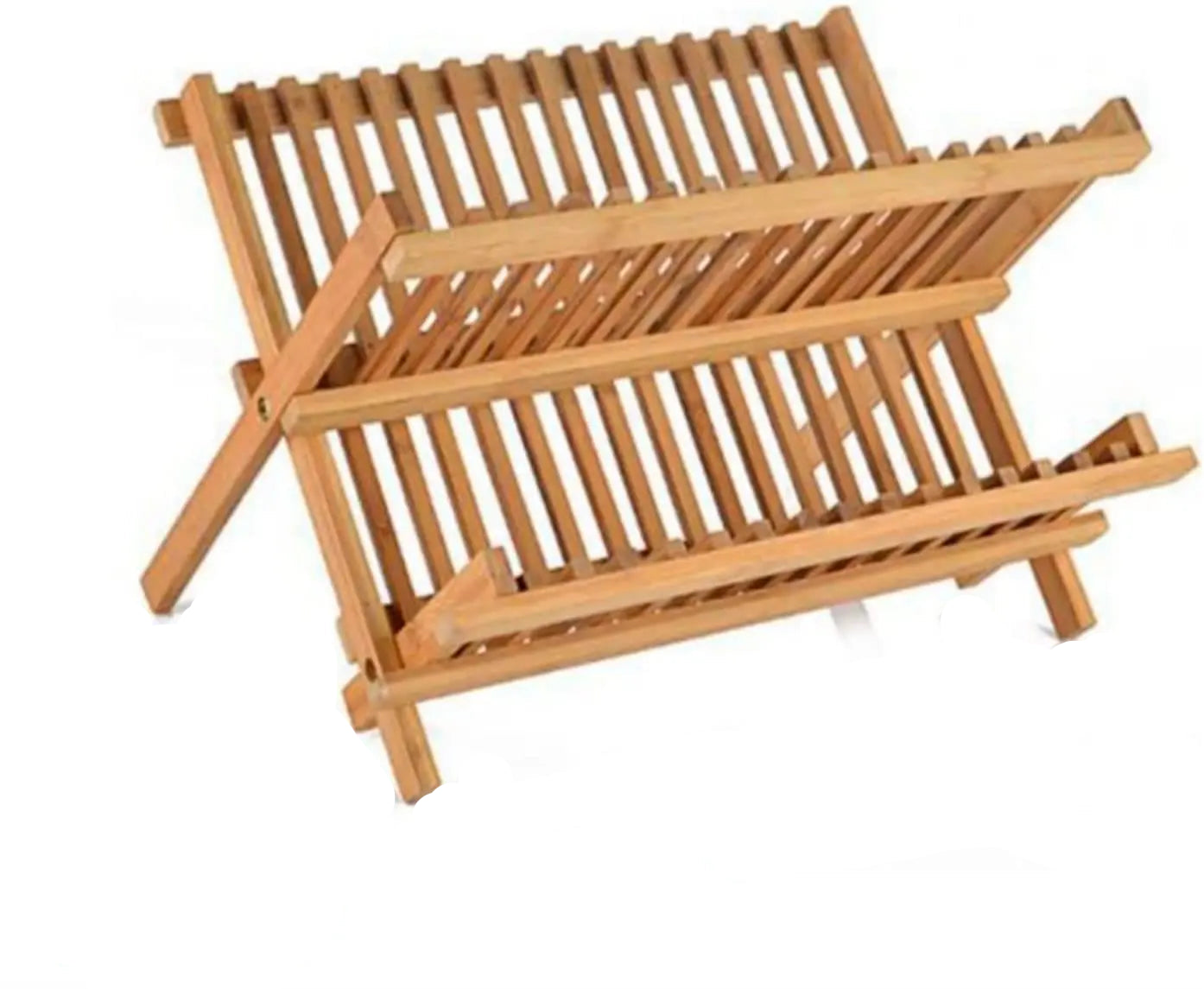 Escurreplatos Plegable de Bambú