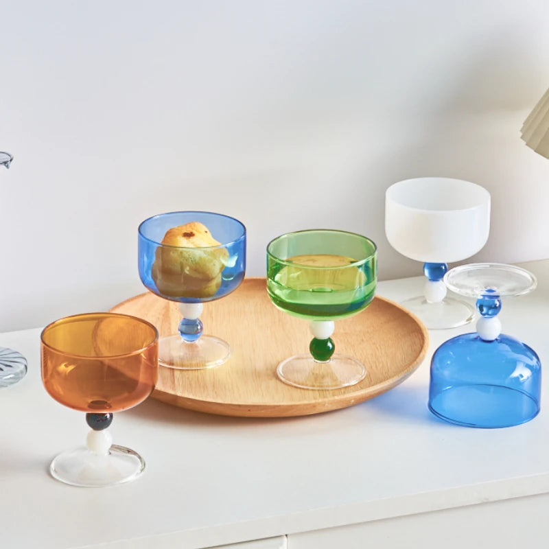 Copa de Vidrio Colorida