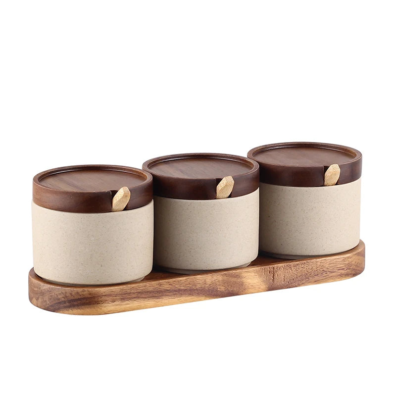 Set de Frascos de Cerámica