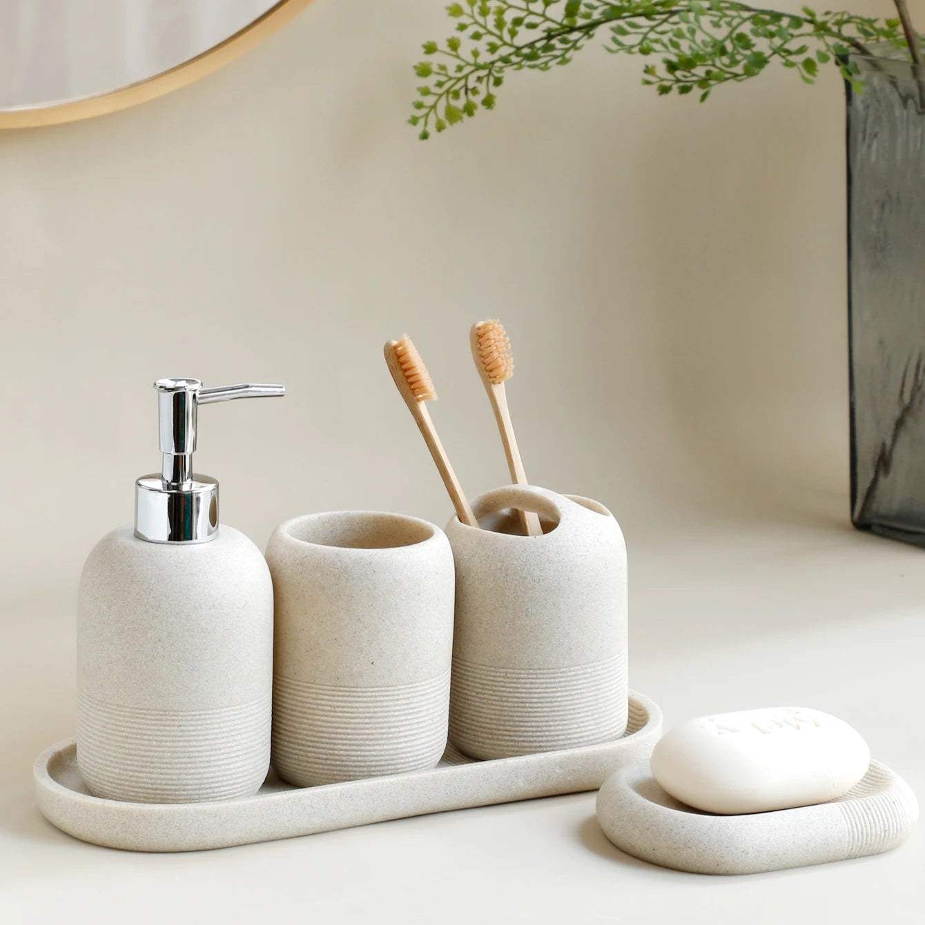 Set de accesorios de baño