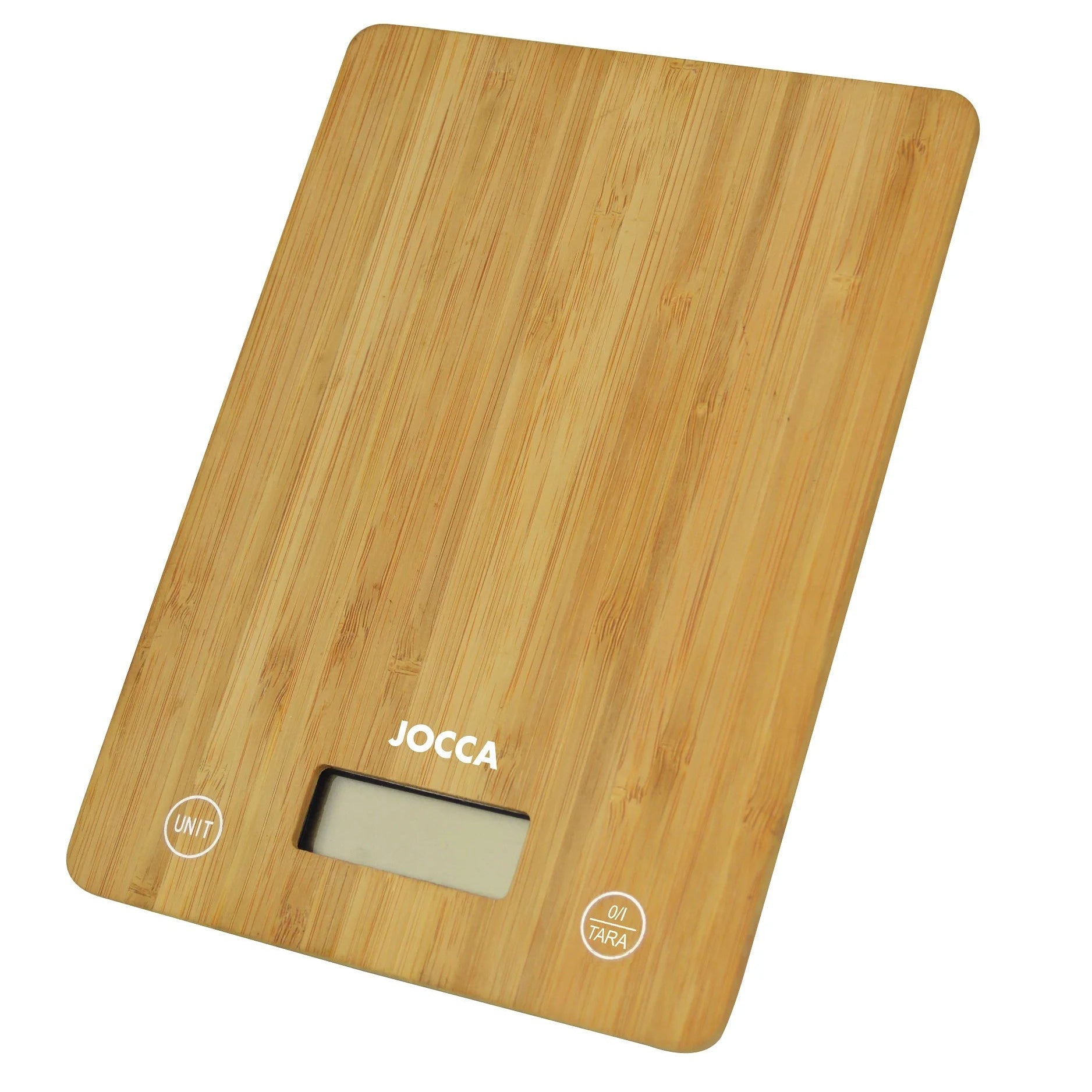 Báscula de Cocina Digital de Bambú