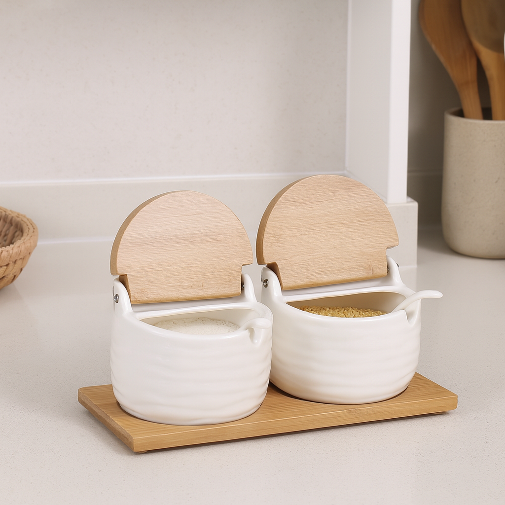 Tarro de Condimentos de Cerámica