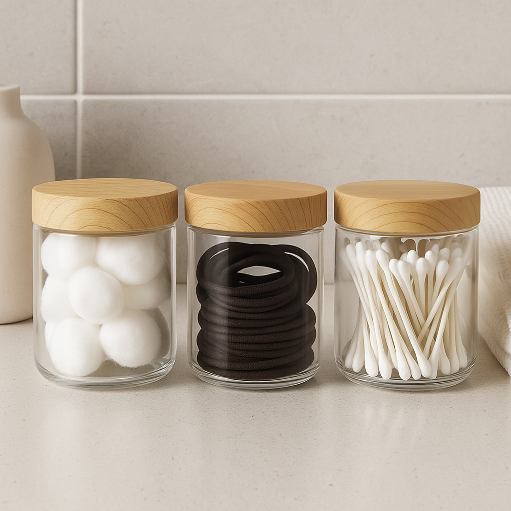 Tarros Transparentes con Tapa