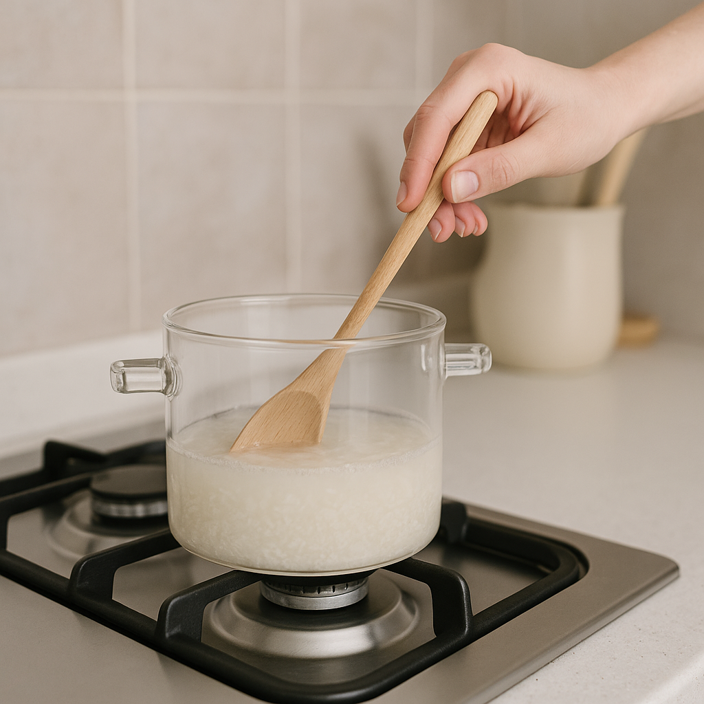 Olla de Vidrio Transparente