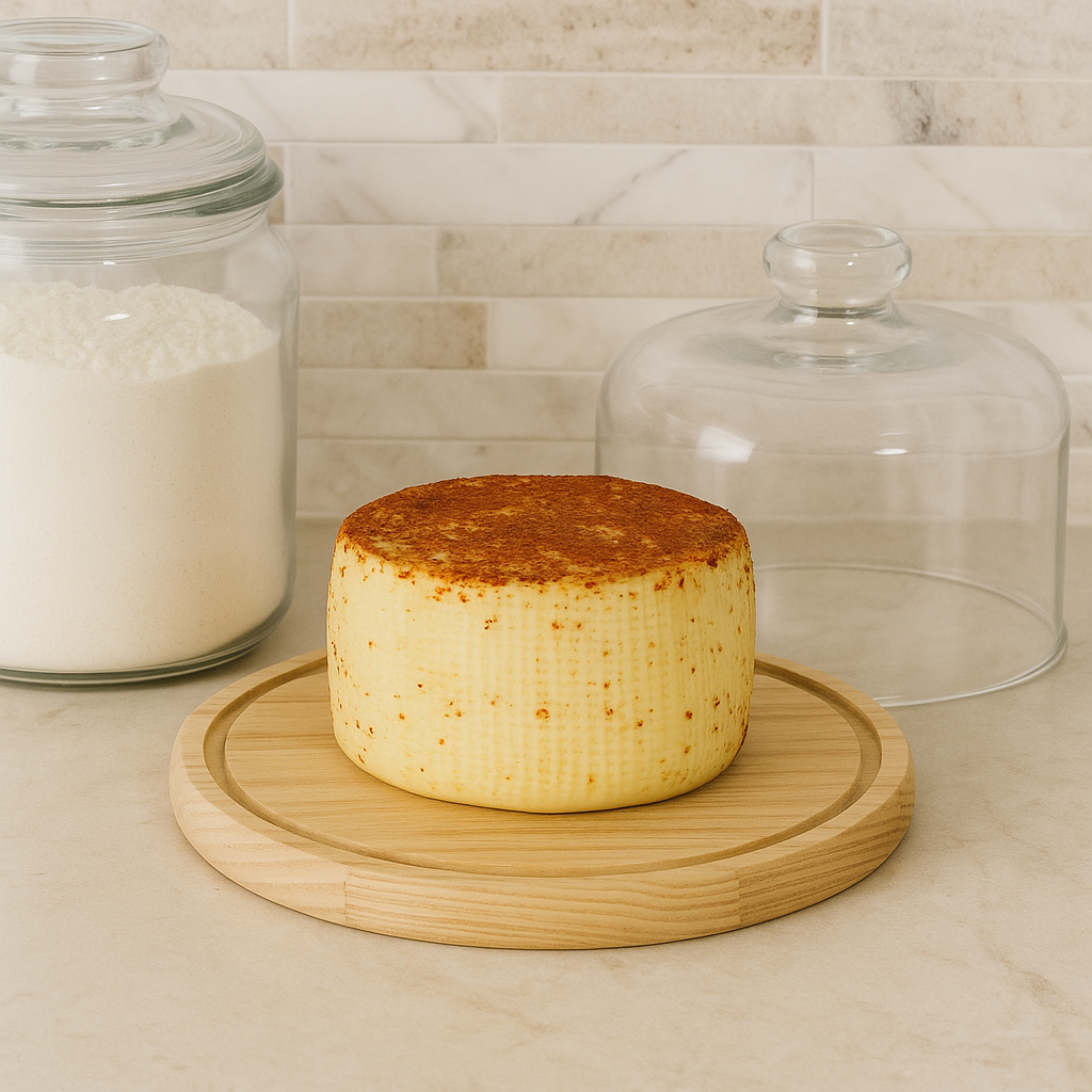 Campana de Cristal con Base de Madera