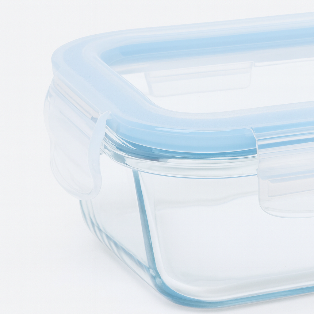 Set de 4 Recipientes de Vidrio