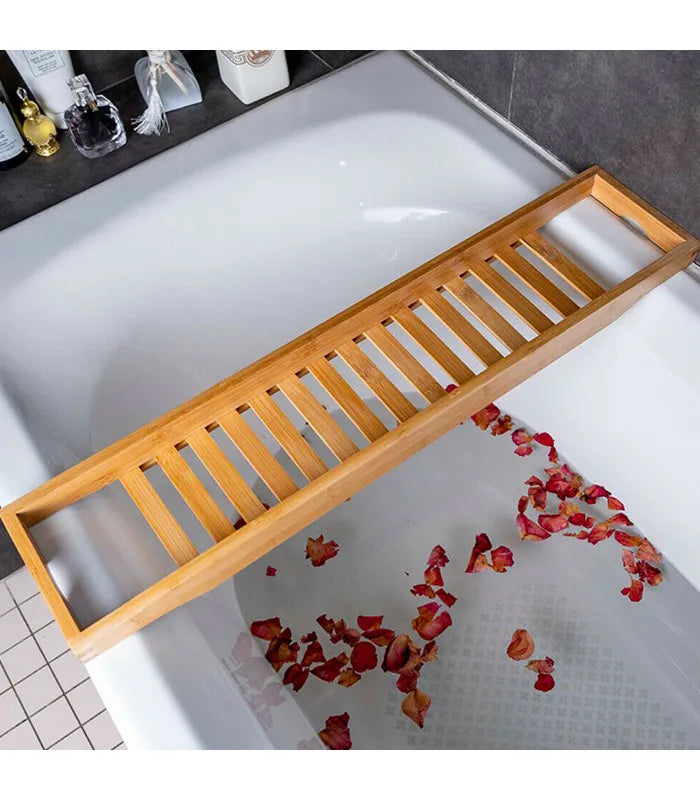 Bandeja de Bañera de Bambú