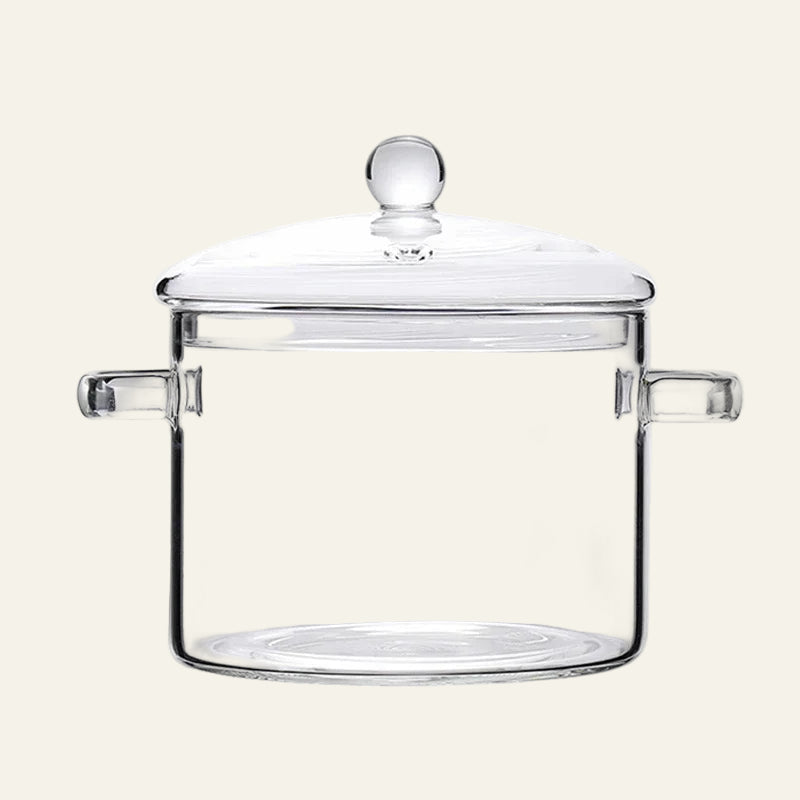 Olla de Vidrio Transparente