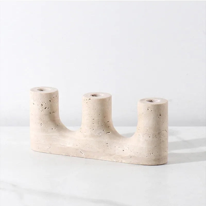 Portavelas de Mármol