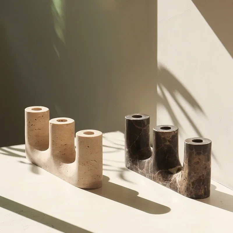 Portavelas de Mármol