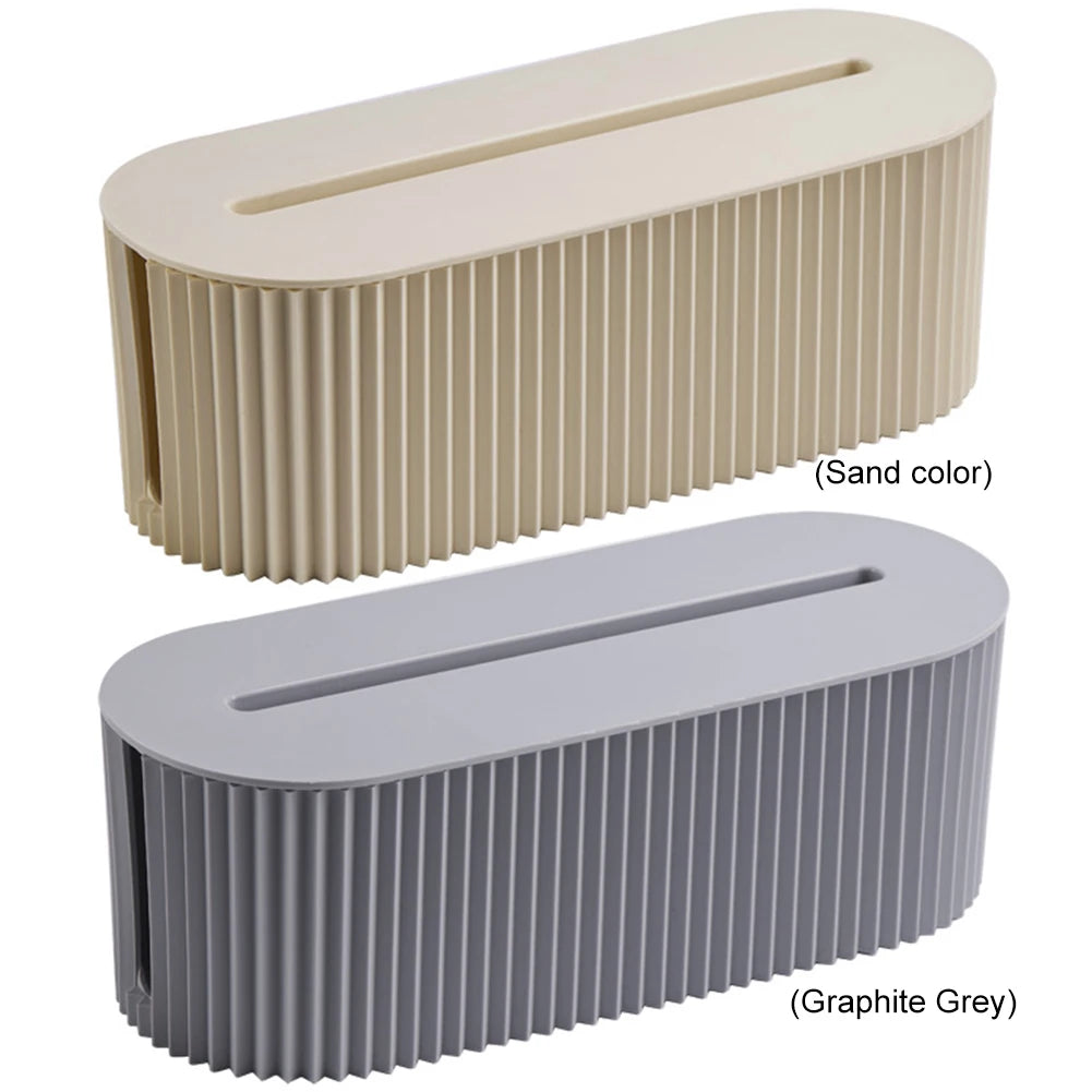 Caja Organizadora de Cables con Tapa