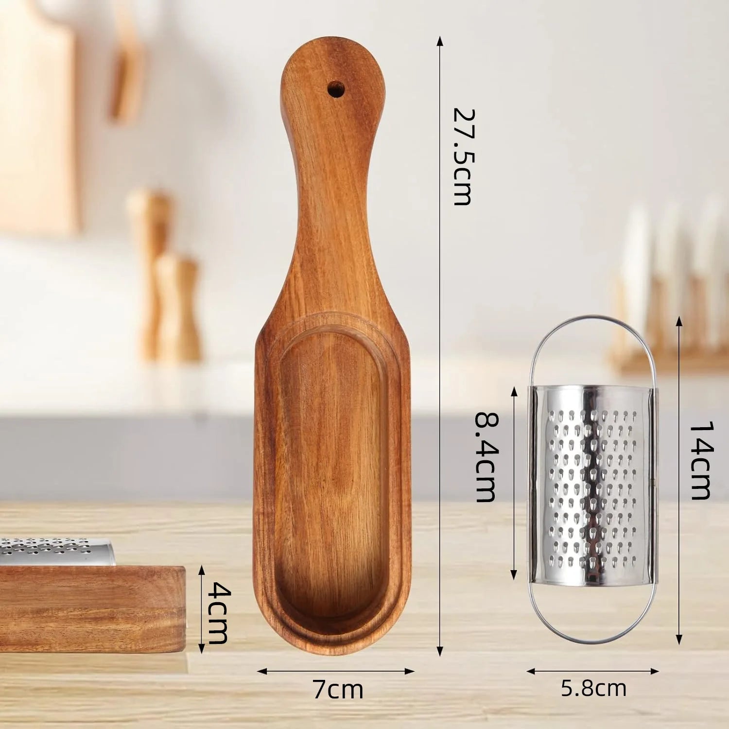Rallador de Queso de Madera ANYOHOE