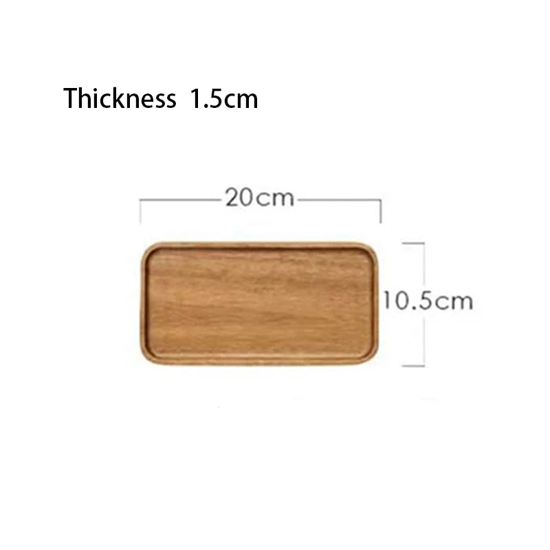 Bandejas Cuadradas de Madera
