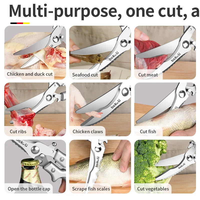 Tijera de Cocina Profesional Multipropósito
