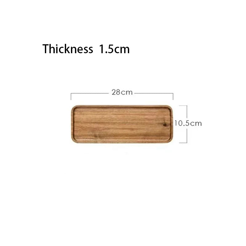 Bandejas Cuadradas de Madera
