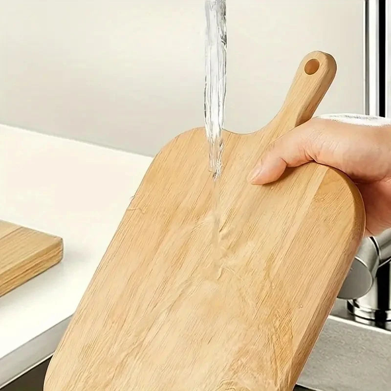 Tabla de Cortar de Madera con Manija