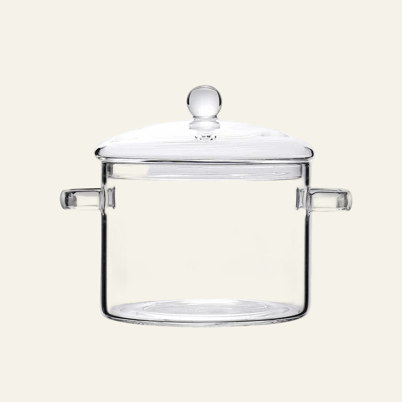 Olla de Vidrio Transparente