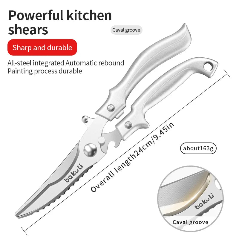 Tijera de Cocina Profesional Multipropósito