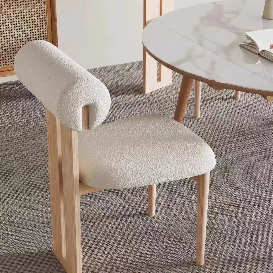 Silla de Comedor de Madera Maciza