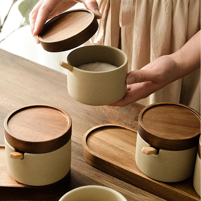 Set de Frascos de Cerámica