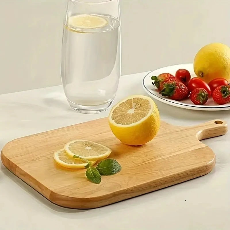 Tabla de Cortar de Madera con Manija
