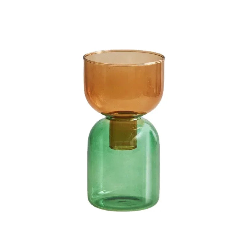 Set de 2 Jarrones de Cristal Mini