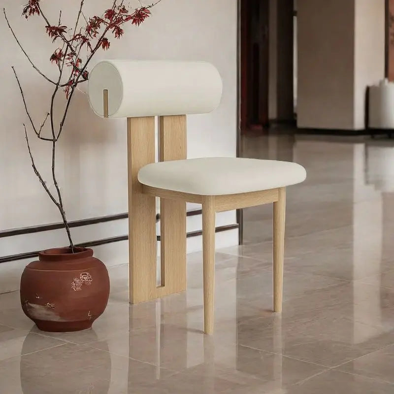 Silla de Comedor de Madera Maciza