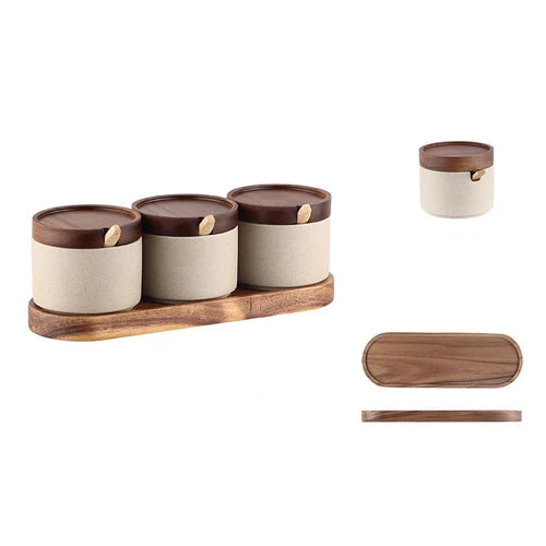 Set de Frascos de Cerámica