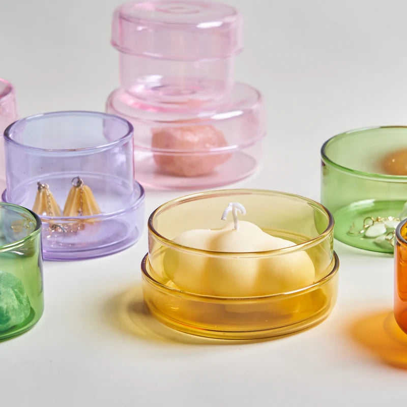 Frasco de Vidrio Colores