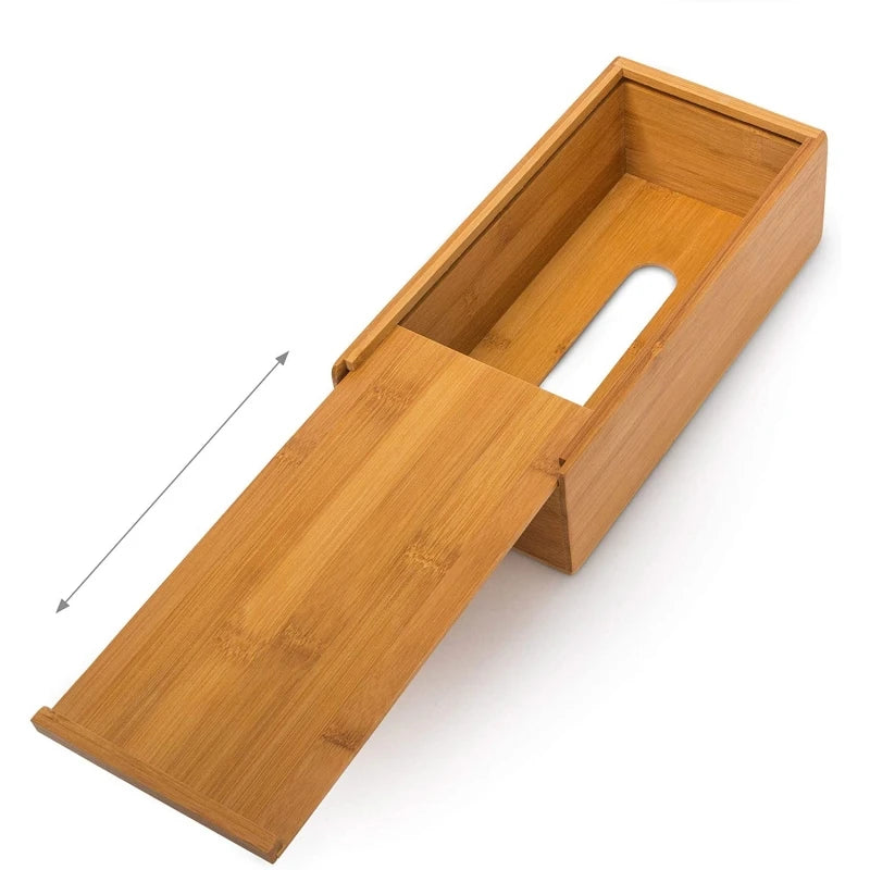 Caja Porta Pañuelos de Bambú Natural