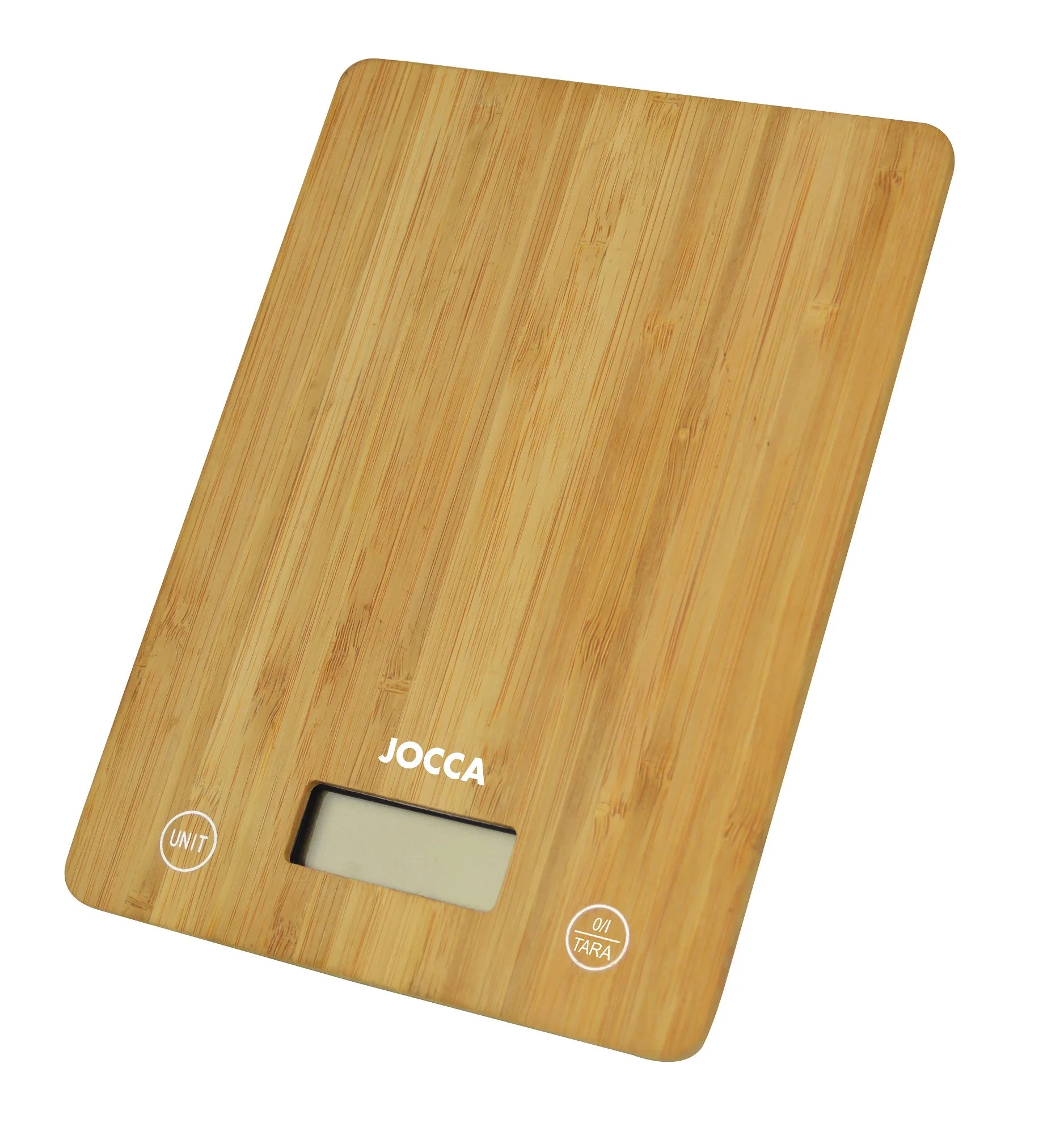 Báscula de Cocina Digital de Bambú