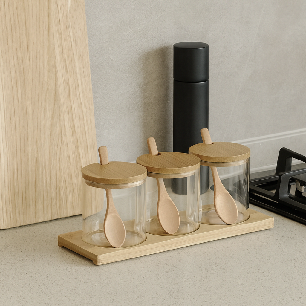 Set de 3 Tarros con Tapas