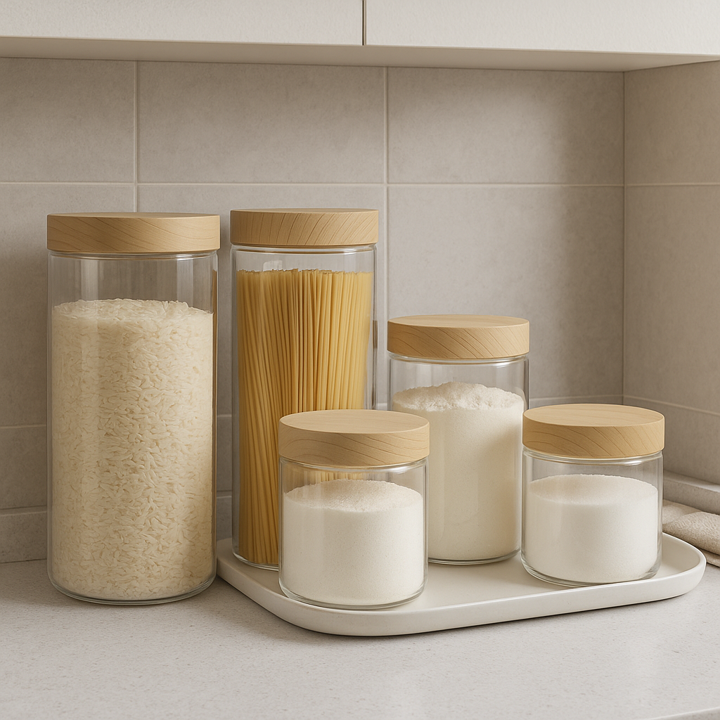 Tarros Transparentes con Tapa