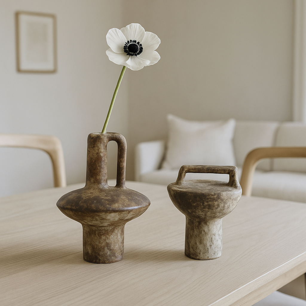 Jarrón de Cerámica Artesanal