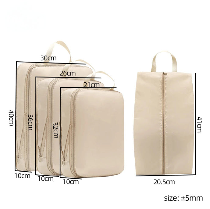 Set de 4 Bolsas Organizadoras de Ropa con Compresión
