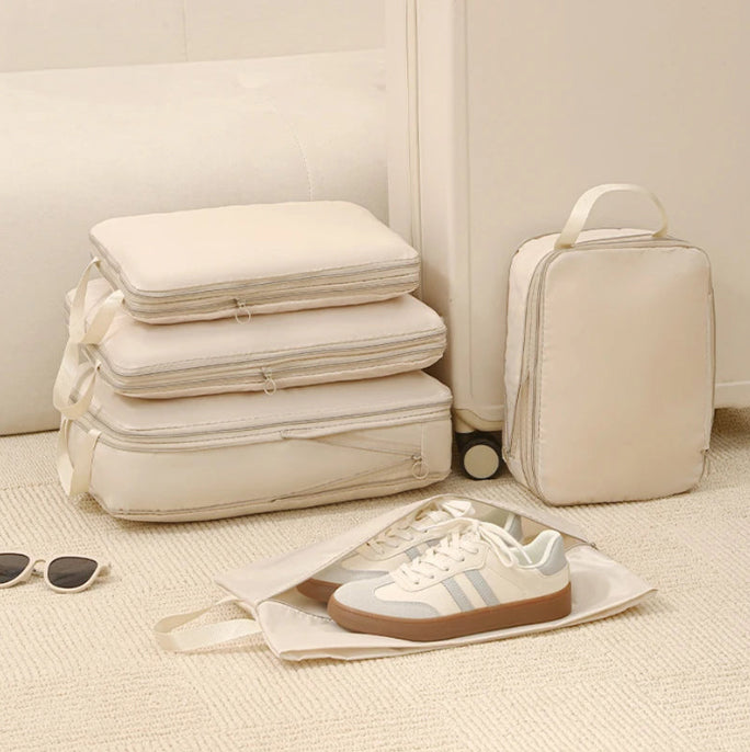 Set de 4 Bolsas Organizadoras de Ropa con Compresión