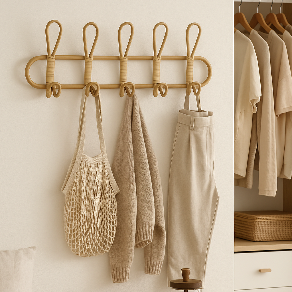 Ganchos de Pared de Ratán